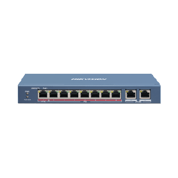 Hikvision DS-3E0310HP-E 8-ports 100Mbps long-range unmanaged PoE+ switch