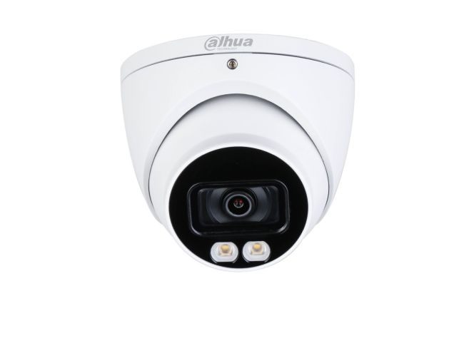 Dahua DH-HAC-HDW1509TP-A-LED-POC 5MP 3K HDCVI PoC full-colour turret CCTV camera, white
