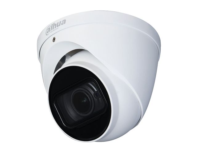 Dahua DH-HAC-HDW2501TP-A-S2 5MP Starlight HDCVI Infrared Eyeball Turret CCTV Camera, White