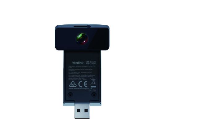 Yealink CAM50 USB HD camera for IP phones, front lens and rear label