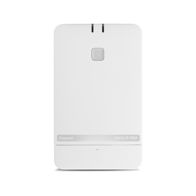 Gigaset N610 IP PRO IP DECT base station for VoIP DECT handsets, front view
