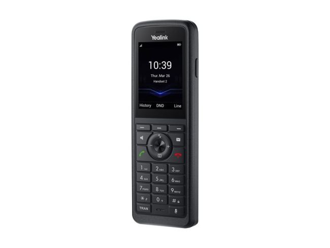 Yealink W59R PRO DECT cordless handset, angled view