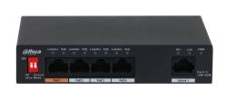 Dahua DH-PFS3005-4ET-60-V2 5 Port Unmanaged Desktop PoE+ Switch for CCTV