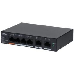 Dahua DH-CS4006-4GT-60 6-port cloud managed Gigabit PoE+ Ethernet switch for CCTV, 4-port PoE