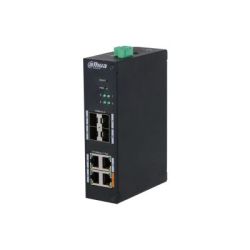 Dahua DH-HS4408-4ET-60 industrial hardened managed PoE Ethernet network switch, 8-port with 4-port PoE