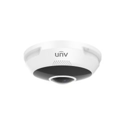 UNV IPC868ER-VF18-B - 12MP Fisheye IP Dome Camera (Mic, Speaker)