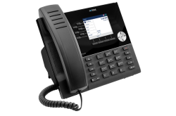 Mitel 6920w SIP IP desk phone (50009435), angled left view with handset and 3.5-inch colour display