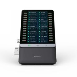 Yealink EXP55 colour expansion module for IP phones, front view